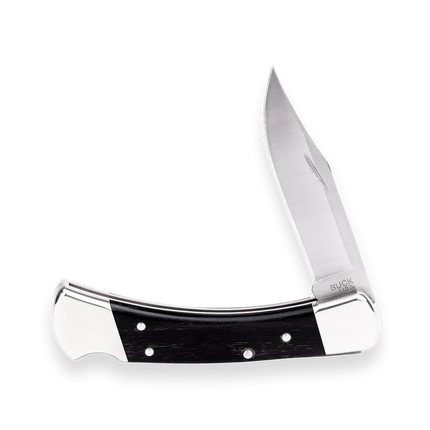 Buck 110 Folding Hunter Knife Nickel Silver Clip Point | 0110BRS17-B