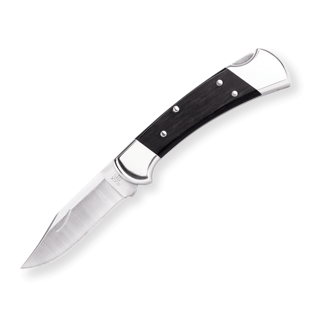 Buck 112 Ranger Nickel Silver 3 Inch 420HC Lockback with Leather Sheath