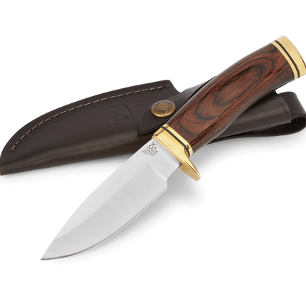 Buck 192 Vanguard® Fixed Blade Knife 192BRS – 4.25" Drop Point 420HC + Leather Sheath