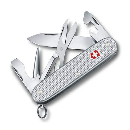 Victorinox Pioneer X Alox Pocket Knife with Scissors – Silver 0.8231.26