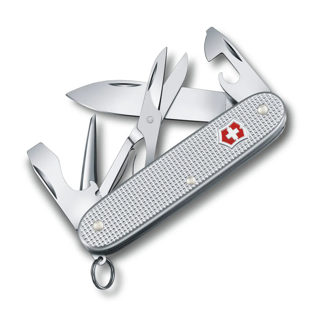 Victorinox Pioneer X Alox Pocket Knife with Scissors – Silver 0.8231.26