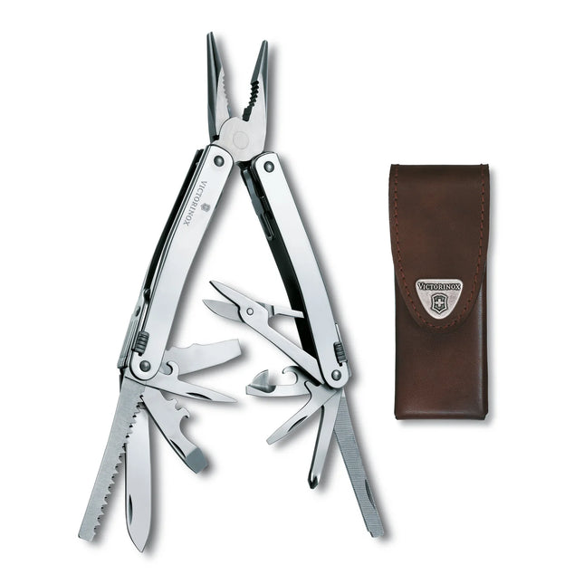 Victorinox SwissTool Spirit X Multi-Tool with Leather Pouch