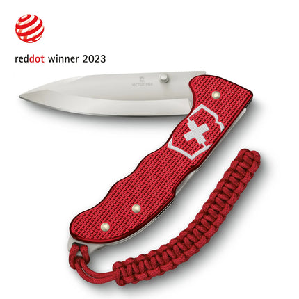 Victorinox Evoke Alox Folding Knife – 0.9415.D20 - Red