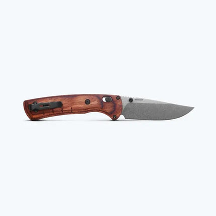 Benchmade 15090 SlipRidge Folding Knife – Dark Stabilised Wood – B15090