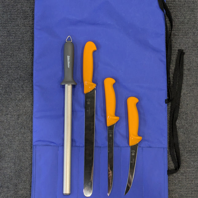 Victorinox Swibo Deckie Roll fishing knife set — Blue (detail)