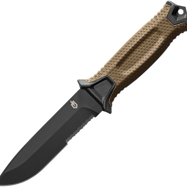 Strongarm Fixed Blade Coyote | Serrated Knife