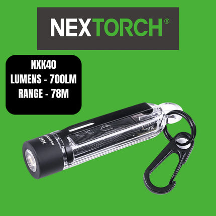 Nextorch K40 Compact Keychain Light Multi-Function – NXK40