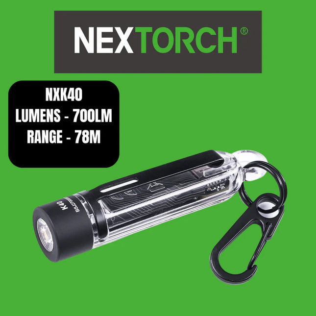 Nextorch K40 Compact Keychain Light Multi-Function – NXK40
