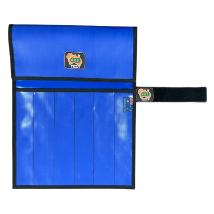 AOS 6-Pocket Marine PVC Knife Roll — KN6PWBLPVCWCF