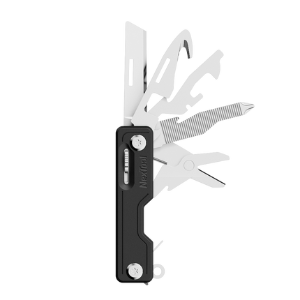 NexTool Multi-Functional Black Key Ring Multi-Tool