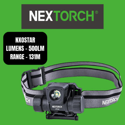 Nextorch oStar Rechargeable Headlamp Helmet Light – NXOSTAR