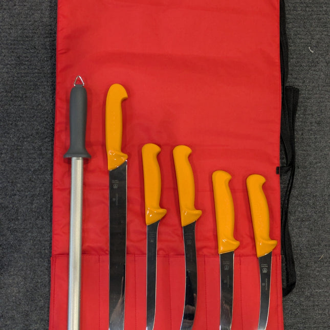Swibo Offshore Fisherman knife roll set — Red