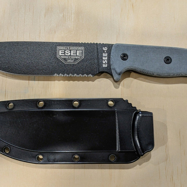 ESEE - Model 6 Part Serrated Knife