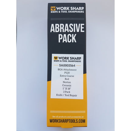 Work Sharp P120 Ceramic Belt Pack for Ken Onion Blade Grinder