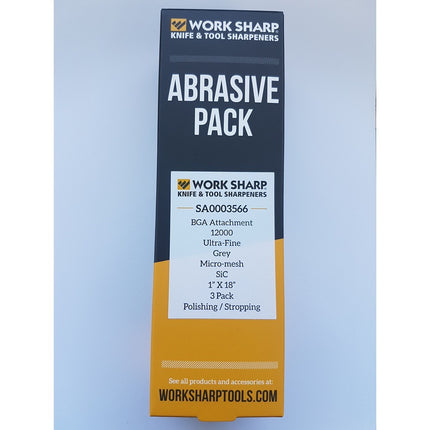 Work Sharp 12000 Grit Micro-Mesh Belt Pack for Ken Onion Blade Grinder