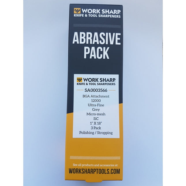Work Sharp 12000 Grit Micro-Mesh Belt Pack for Ken Onion Blade Grinder
