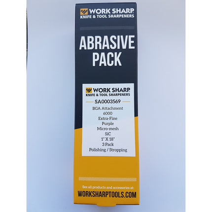 Work Sharp 6000 Grit Micro-Mesh Belt Pack for Ken Onion Blade Grinder