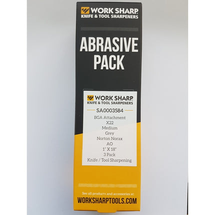 Work Sharp X22 1000 Grit Belt Pack 3 for Ken Onion Blade Grinder SA0003584