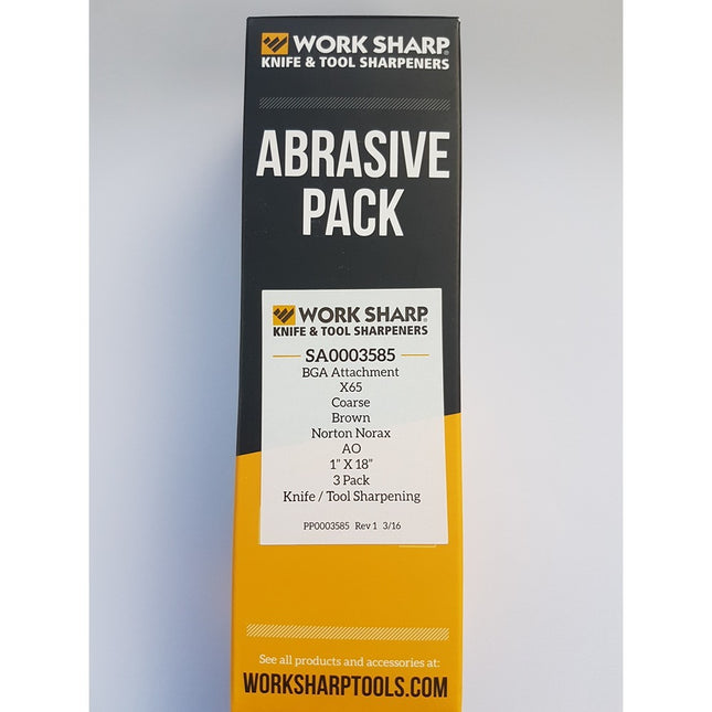 Work Sharp X65 220 Grit Belt Pack for Ken Onion Blade Grinder