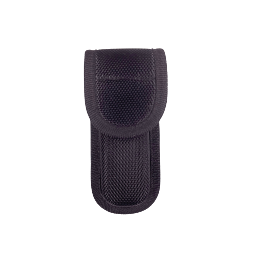 Nylon 4 inch knife belt pouch sheath SC3NS1BK in black, front view