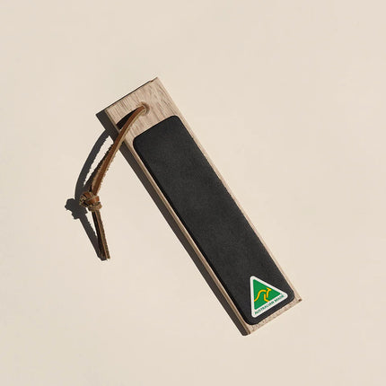Sydney Strop Co Mini Black Cow Leather Strop – Compact Paddle Strop Australian Made