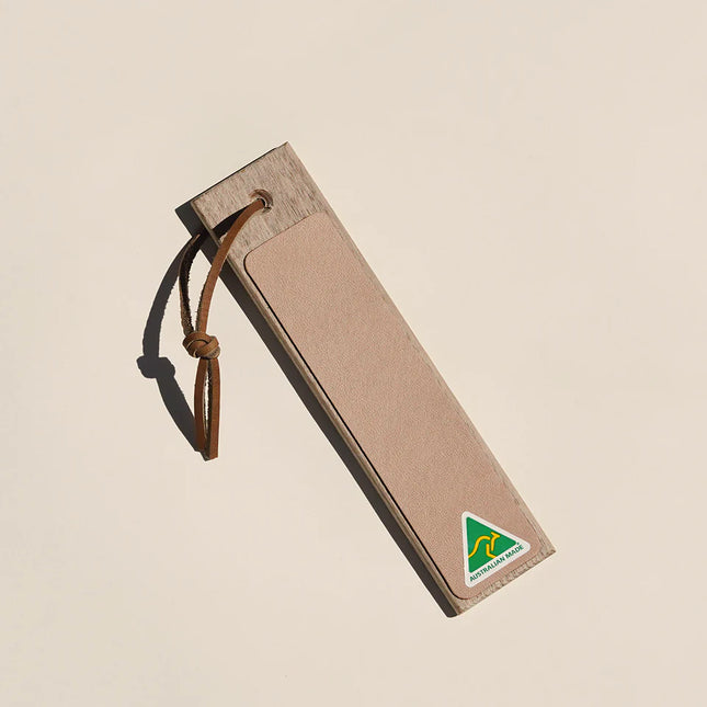 Sydney Strop Co Mini Kangaroo Leather Strop – Compact Paddle Strop Australian Made