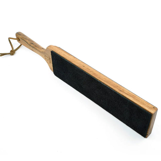 Sydney Strop Co Double-Sided Paddle Strop – Black Cow Leather Australian Made