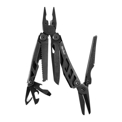 NexTool Flagship Pro Black Multi-Tool with Nylon Belt Pouch