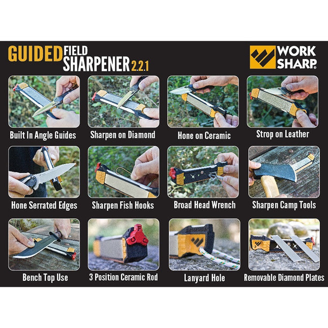Work Sharp Guided Field Sharpener WSGFS221