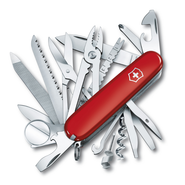 Victorinox Swiss Champ Swiss Army Knife - 1.6795 - Red